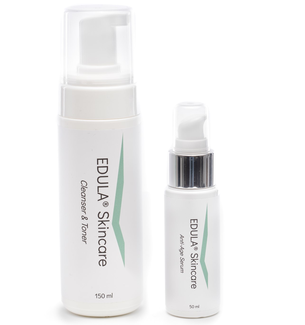 Edula® Sincare: Anti-Age Serum + Cleanser & Toner
